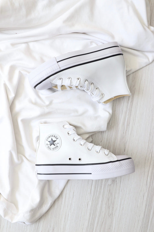 Plataforma White (cuero/leather)